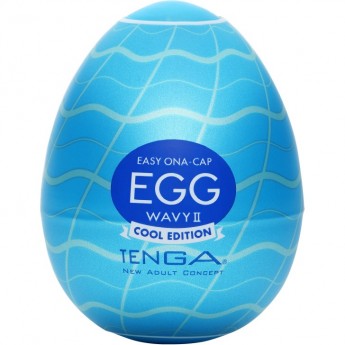 Стимулятор яйцо TENGA EGG WAVY II COOL Стимулятор яйцо TENGA EGG WAVY II COOL